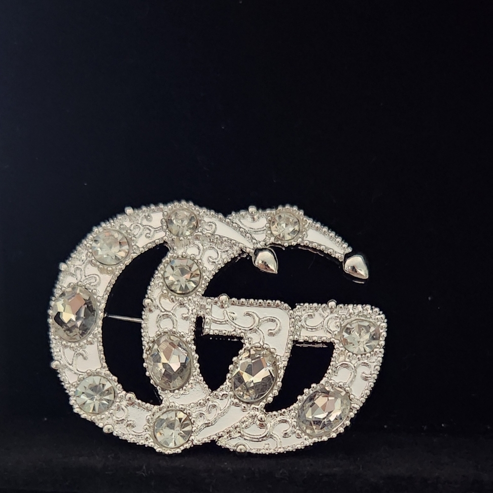 Inspired Fashion Antique Rhinestone Brooch(Silver)